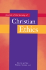 Journal of the Society of Christian Ethics : Spring/Summer 2017, Volume 37, No. 1 - eBook