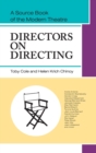 Directors on Directing : A Source Book of the Modern Theatre - Book