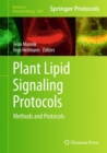 Plant Lipid Signaling Protocols - Book