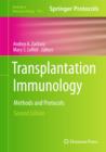 Transplantation Immunology : Methods and Protocols - Book