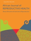 African Journal of Reproductive Health : Vol.20, No.1 March 2016 - Book