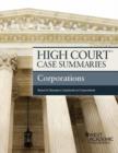 High Court Case Summaries, Corporations (Keyed to Bauman) - Book