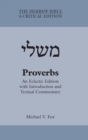 Proverbs : An Eclectic Edition with Introduction and Textual Commentary - Book