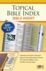 BOOK: Topical Bible Index Insert - Book