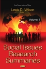 Social Issues Research Summaries. Volume 1 - eBook