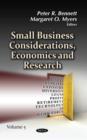Small Business Considerations, Economics & Research : Volume 5 - Book