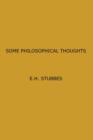 Some Philosophical Thoughts - Book