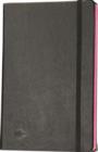 Medium Black Ruled Journal with Magenta Gilded Edges - Book