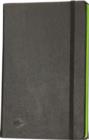 Medium Black Ruled Journal with Green Gilded Edges - Book