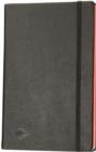 Medium Black Ruled Journal with Red Gilded Edges - Book