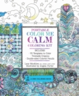 Portable Color Me Calm Coloring Kit : Includes Book, Colored Pencils and Twistable Crayons - Book