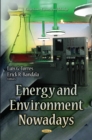Energy and Environment Nowadays - eBook