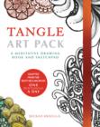 Tangle Art Pack : A Meditative Drawing Book and Sketchpad - Book