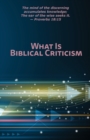 What Is Biblical Criticism - Book