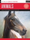 Acrylic: Animals : Learn to paint animals in acrylic step by step - 40 page step-by-step painting book - Book