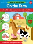 Watch Me Read and Draw: On the Farm : A step-by-step drawing & story book - Includes flip-out drawing pad and more than 30 stickers - Book