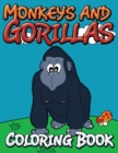 Monkeys and Gorillas Coloring Book - Book