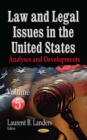 Law and Legal Issues in the United States : Analyses and Developments. Volume 5 - eBook