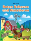 Malbuch roten Scheune und Nutztieren - Book