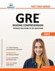 GRE Reading Comprehension : Detailed Solutions to 325 Questions - Book