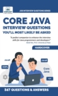 Core Java Interview Questions You'll Most Likely Be Asked - Book