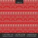Christmas Pattern Scrapbook Paper Pad 8x8 Decorative Scrapbooking Kit for Cardmaking Gifts, DIY Crafts, Printmaking, Papercrafts, Red Knit Ugly Sweater Style - Book