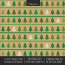 Christmas Trees Pattern Scrapbook Paper Pad 8x8 Decorative Scrapbooking Kit for Cardmaking Gifts, DIY Crafts, Printmaking, Papercrafts, Green Giftwrap Style - Book