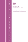 Code of Federal Regulations, Title 40 Protection of the Environment 150-189, Revised as of July 1, 2022 - Book