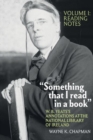 “Something that I read in a book”: W. B. Yeats’s Annotations at the National Library of Ireland : vol. 1: Reading Notes - Book