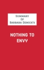 Summary of Barbara Demick's Nothing to Envy - eBook