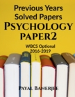 Previous Years Solved Papers-Psychology Paper 2 - Book