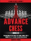 Advance Chess : Model III Validation of the Triple Set Game, Book 3 Vol. 1 Game #3 (T.3.1.G3), (G-A)/(G-A)/(A-G) - Book