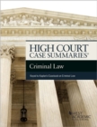 High Court Summaries on Criminal Law (Keyed to Kaplan) - eBook