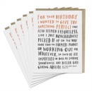 6-Pack Em & Friends Awkward Birthday Card - Book