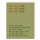 6-Pack Elizabeth Gilbert You Are Safe Card - Book