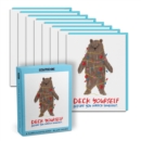 Em & Friends Deck Yourself Boxed Greeting Cards, Box of 8 Single Holiday Cards - Book