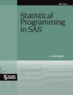 Statistical Programming in SAS (Hardcover edition) - Book