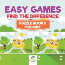 Easy Games Find the Difference Puzzle Books for Kids - Book
