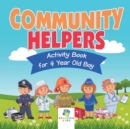 Community Helpers Activity Book for 4 Year Old Boy - Book