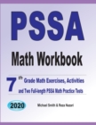 PSSA Math Workbook : 7th Grade Math Exercises, Activities, and Two Full-Length PSSA Math Practice Tests - Book