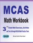 MCAS Math Workbook : 3rd Grade Math Exercises, Activities, and Two Full-Length MCAS Math Practice Tests - Book