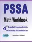 PSSA Math Workbook : 4th Grade Math Exercises, Activities, and Two Full-Length PSSA Math Practice Tests - Book