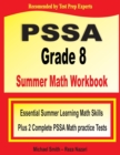 PSSA Grade 8 Summer Math Workbook : Essential Summer Learning Math Skills plus Two Complete PSSA Math Practice Tests - Book