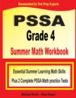 PSSA Grade 4 Summer Math Workbook : Essential Summer Learning Math Skills plus Two Complete PSSA Math Practice Tests - Book