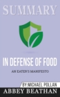 Summary of In Defense of Food : An Eater's Manifesto by Michael Pollan - Book