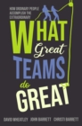 What Great Teams Do Great : How Ordinary People Accomplish the Extraordinary - eBook
