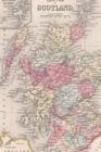 Scotland and Ireland Vintage Map Field Journal Notebook, 50 pages/25 sheets, 4x6 - Book