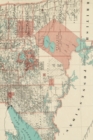 Minnesota Vintage Map Field Journal Notebook, 50 pages/25 sheets, 4x6 - Book