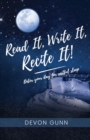 Read It, Write It, Recite It! : Detox your day for restful sleep - Book