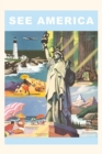Vintage Journal Travel Poster for the United States - Book